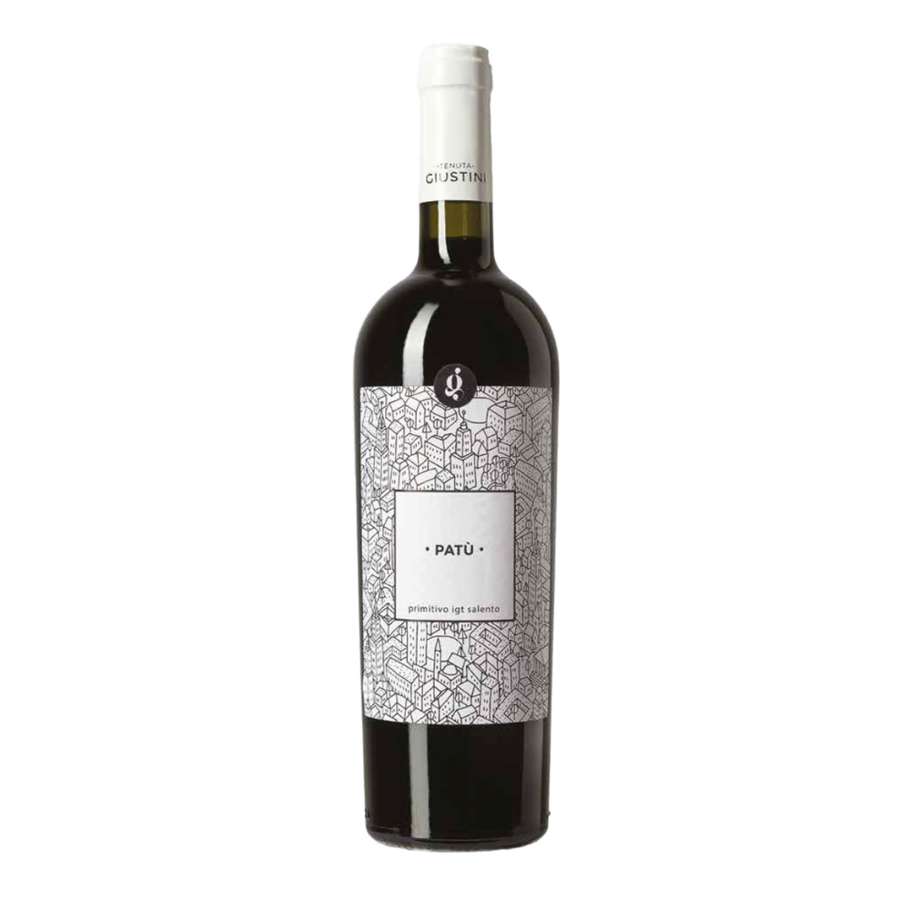 Wino Patu Primitivo 2022 14,5% czerwone wytrawne 750 ml