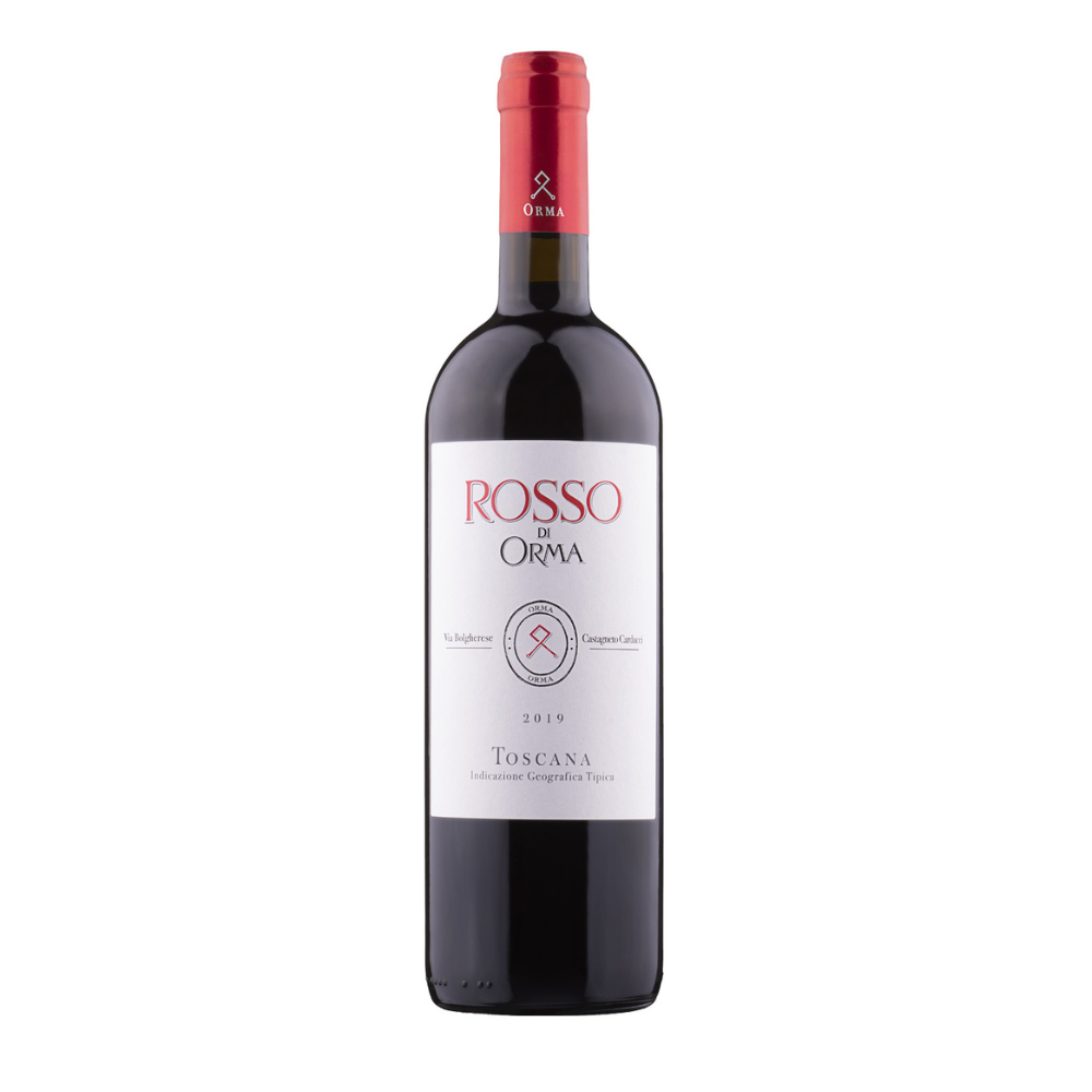 Wino Bolgheri Rosso di Orma 2019 14,5% czerwone wytrawne 750 ml