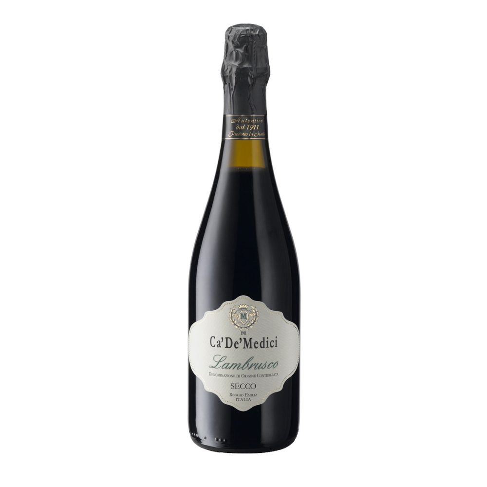 Wino Ca de Medici Lambrusco Secco 10,5% czerwone półwytrawne 750 ml