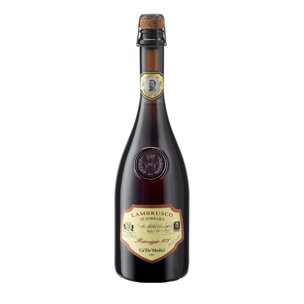 Wino Ca de Medici Lambrusco Remigio 101 11% czerwone półwytrawne 750 ml