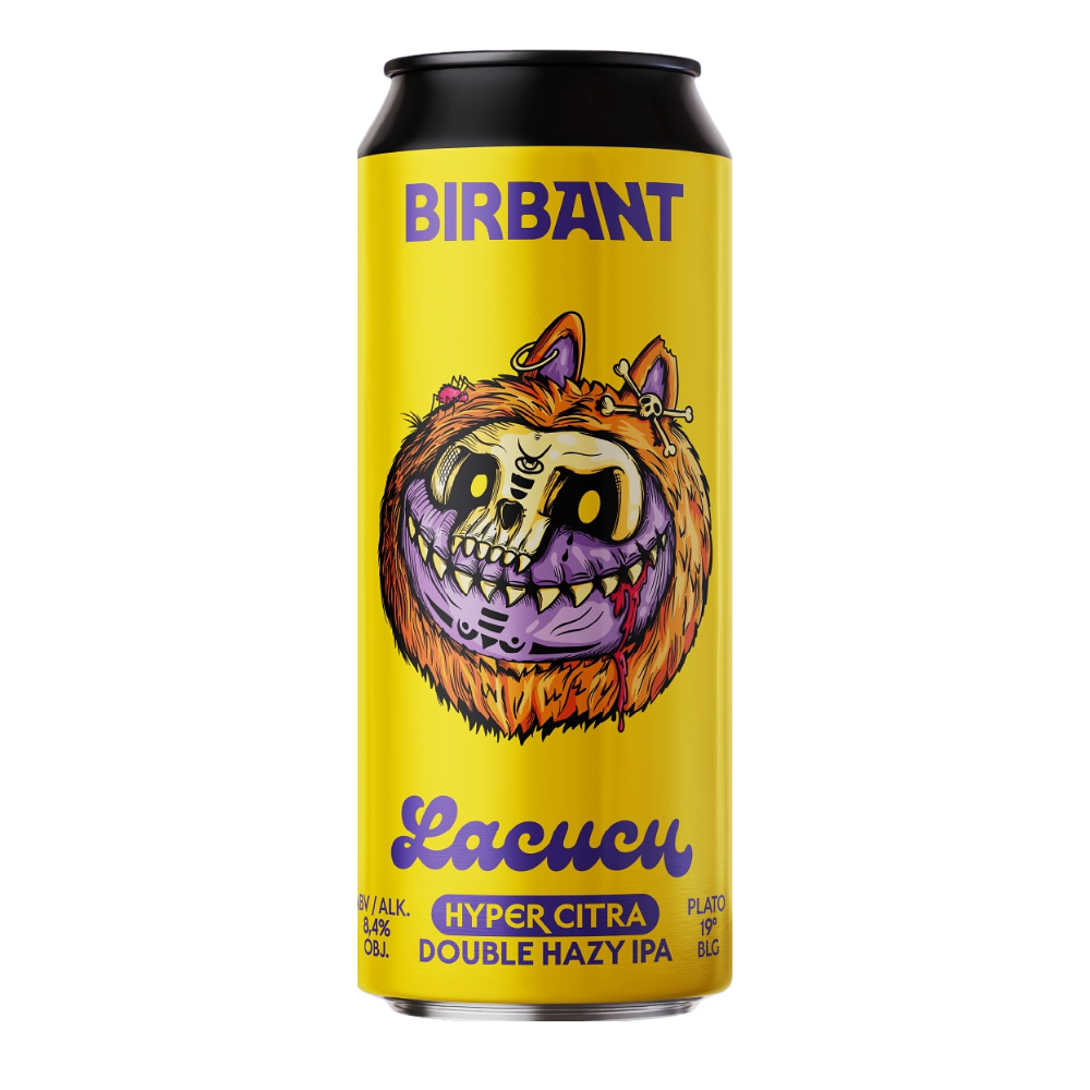 Piwo Birbant Lacucu Hyper Citra Double Hazy IPA 8,4% 500 ml puszka