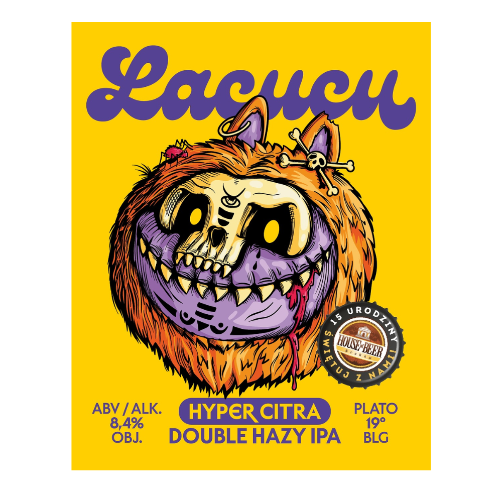 Piwo Birbant Lacucu Hyper Citra Double Hazy IPA 8,4% 30 l keg