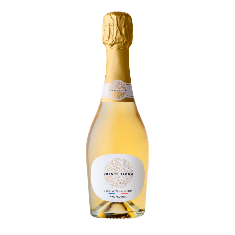 Wino French Bloom Le Blanc Sparkling 0% białe wytrawne 375 ml