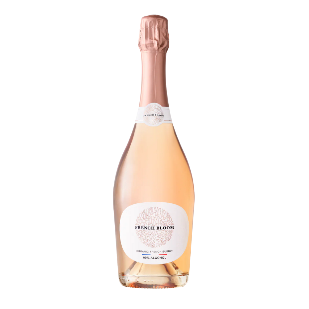 Wino French Bloom Le Rose Sparkling 0% białe wytrawne 750 ml