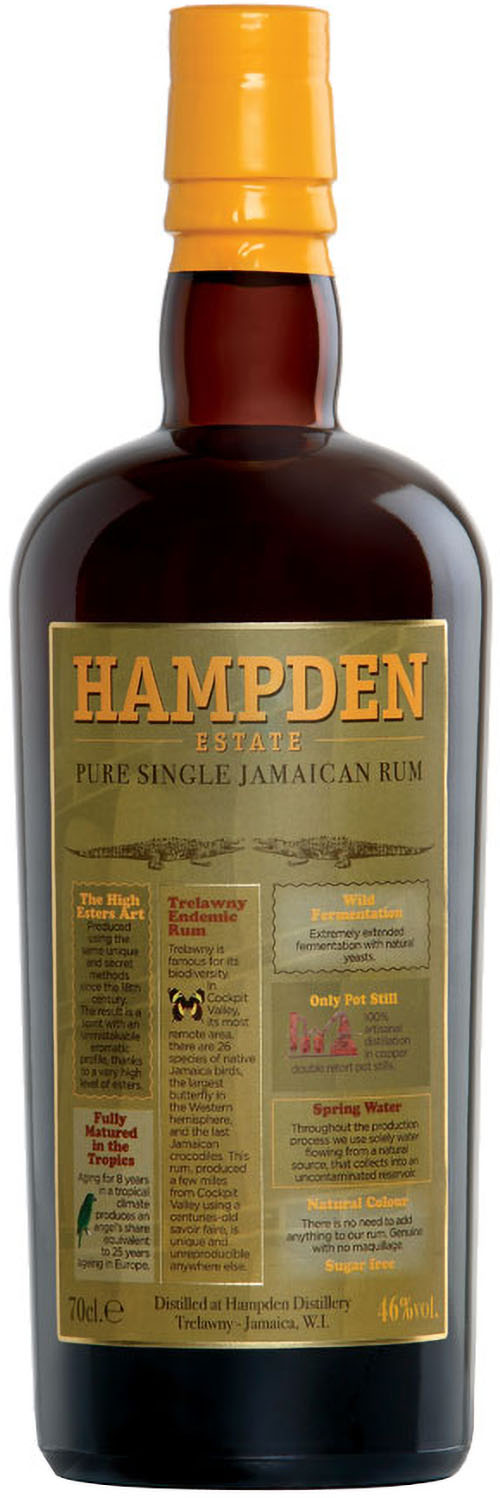Rum Hampden Estate Pure Single Jamaican Rum 8 YO 46% 700 ml