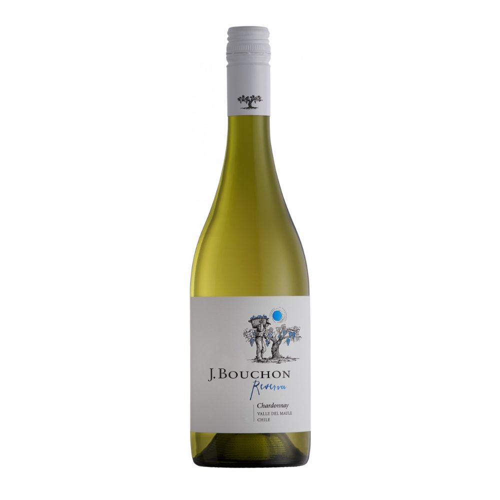 Wino J. Bouchon Chardonnay Reserva 13,5% białe wytrawne 750 ml
