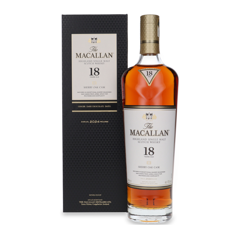 Whisky Macallan 18 YO Sherry Oak 2024 43% 700 ml