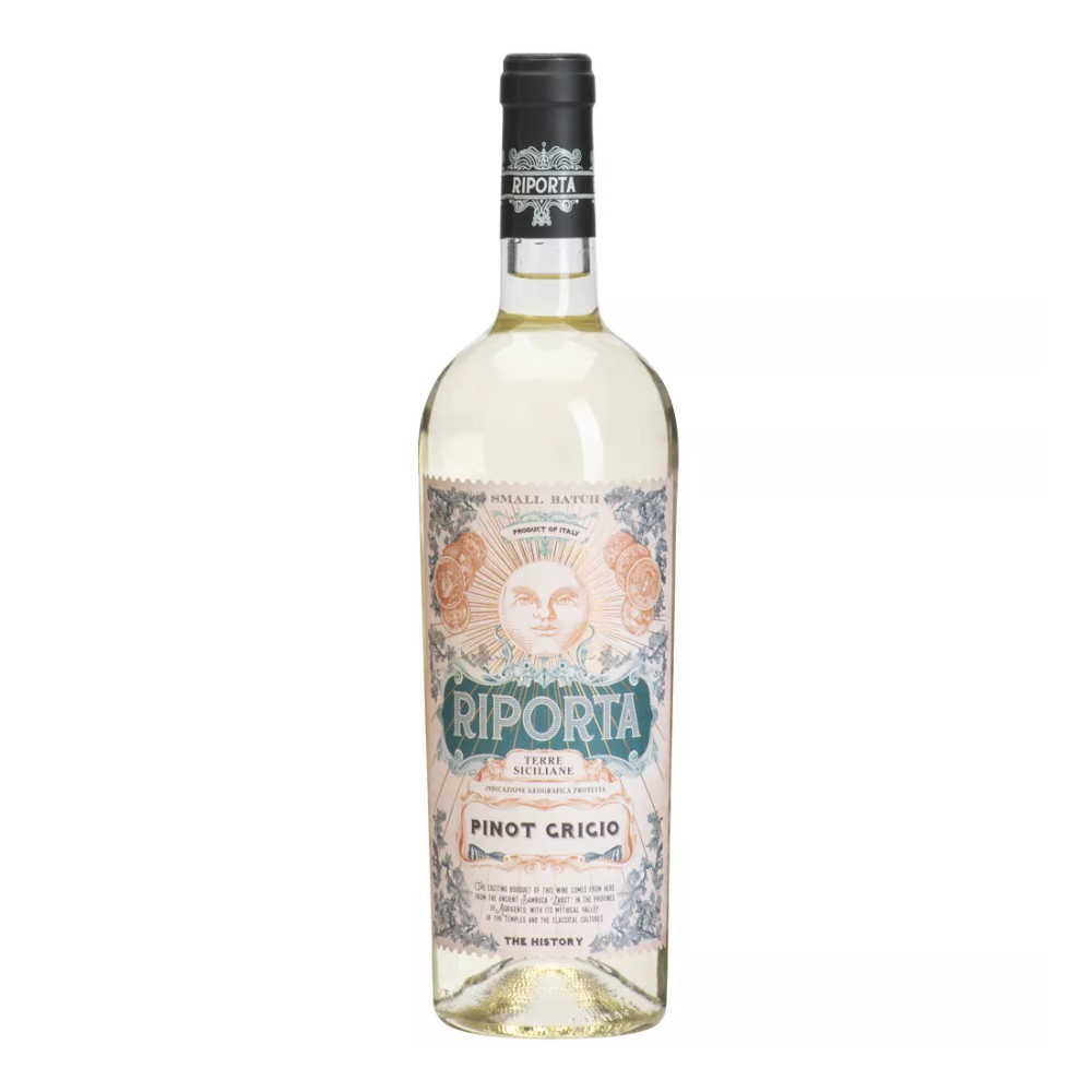 Wino Riporta Pinot Grigio 2024 Terre Siciliane 12,5% białe wytrawne 750 ml