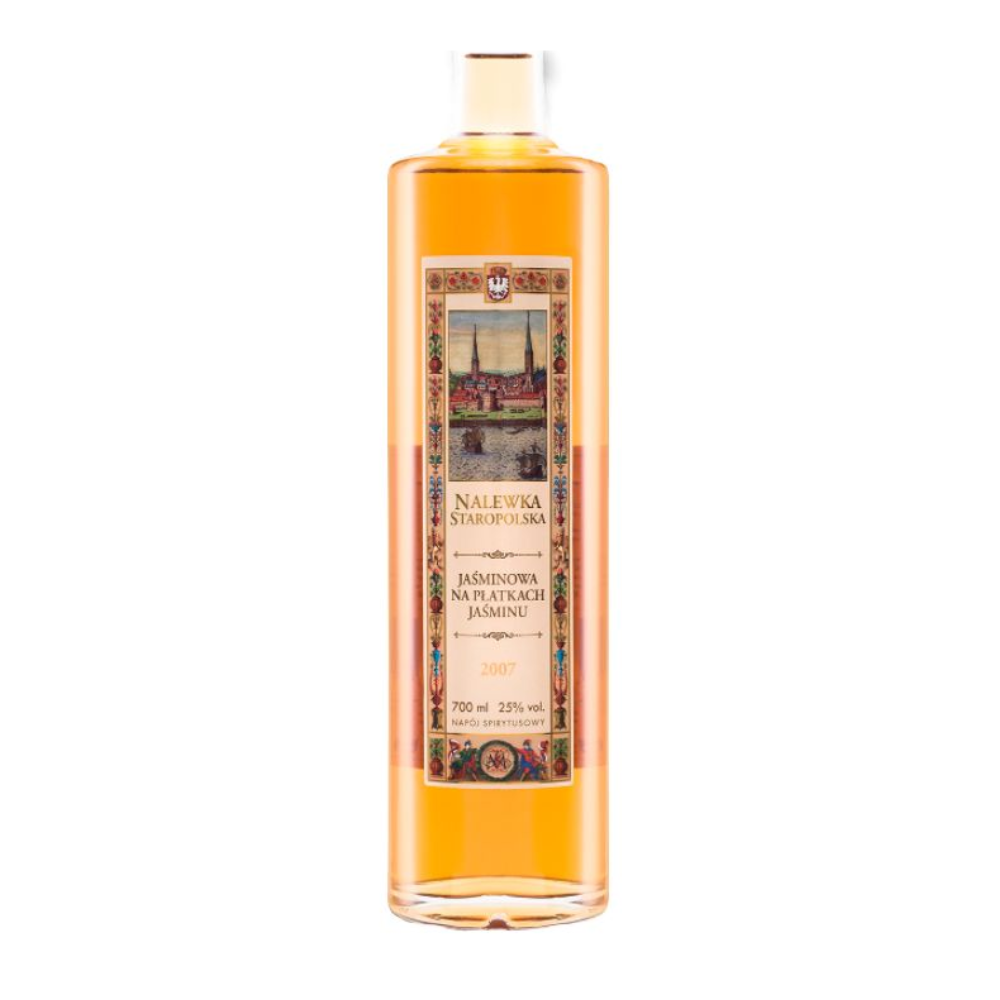 Nalewka Staropolska Jaśminowa na Płatkach Jaśminu 25% 700 ml