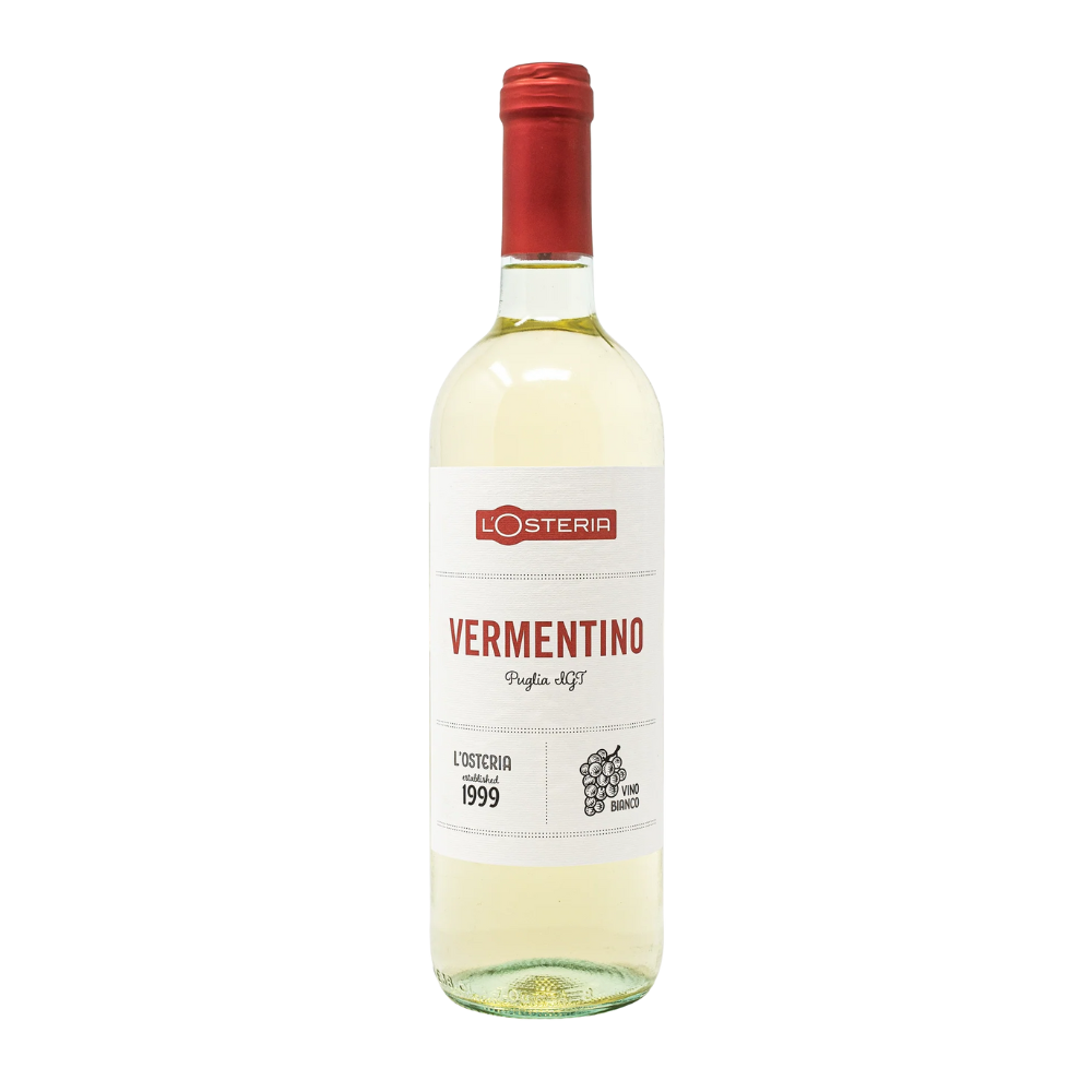 Wino L'Osteria  Vermentino di Puglia IGT 12,5% białe wytrawne 750 ml
