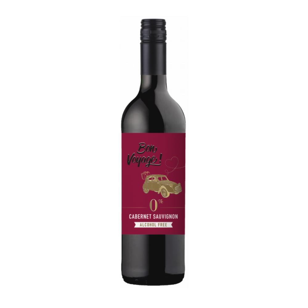Wino Bon Voyage Cabernet Sauvignon 0% czerwone półwytrawne 750 ml