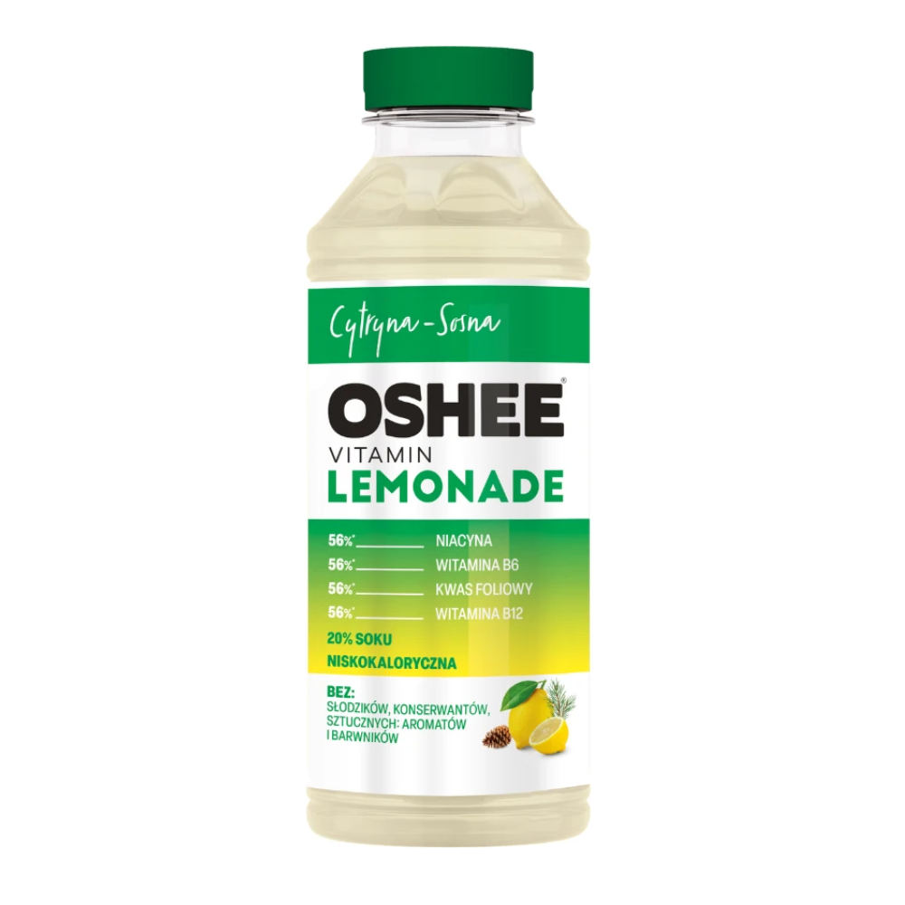 Napój OSHEE Vitamin Lemonade cytryna - sosna 555 ml