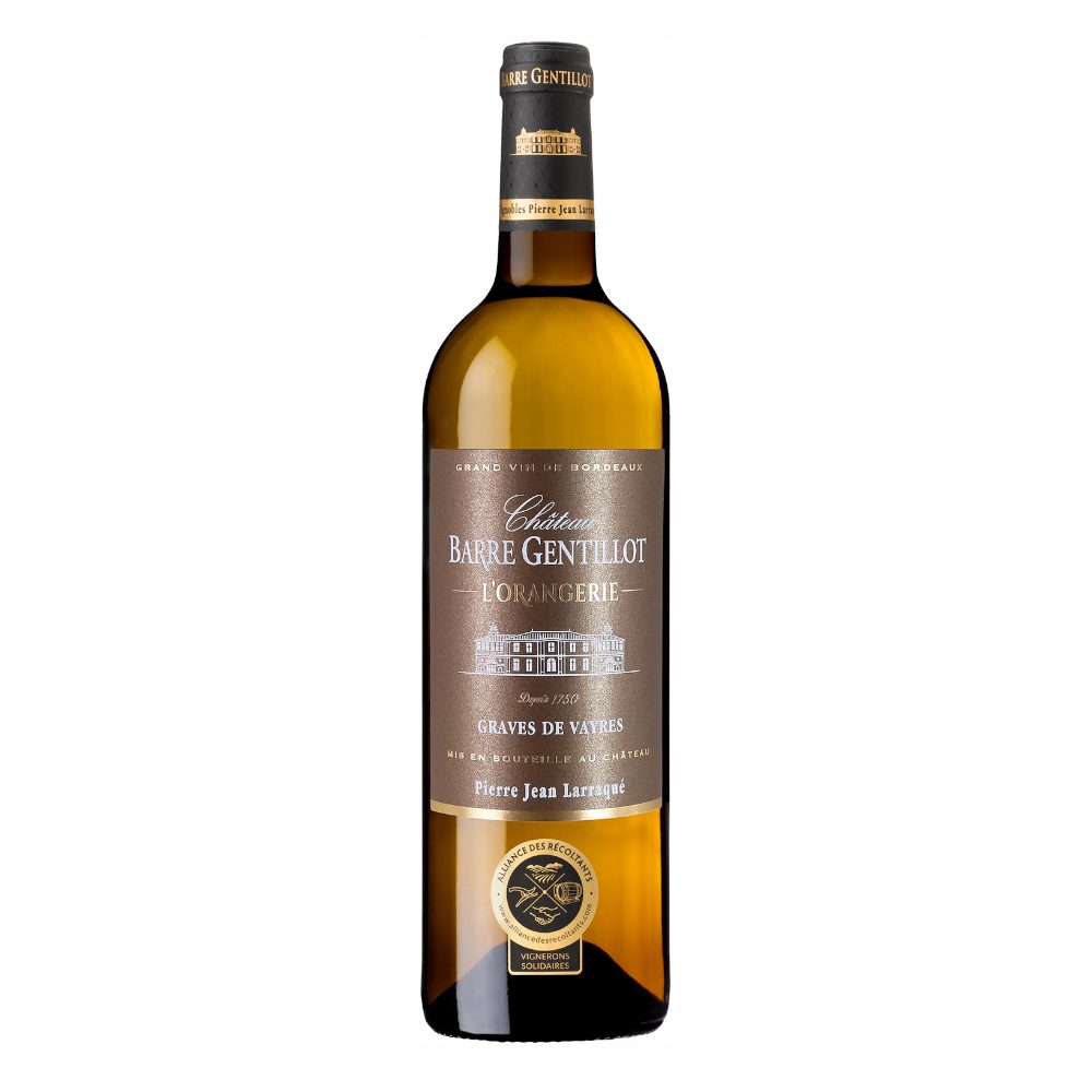 Wino Chateau Barre Gentillot L'Orangerie 2022 Blanc 12,5% białe wytrawne 750 ml