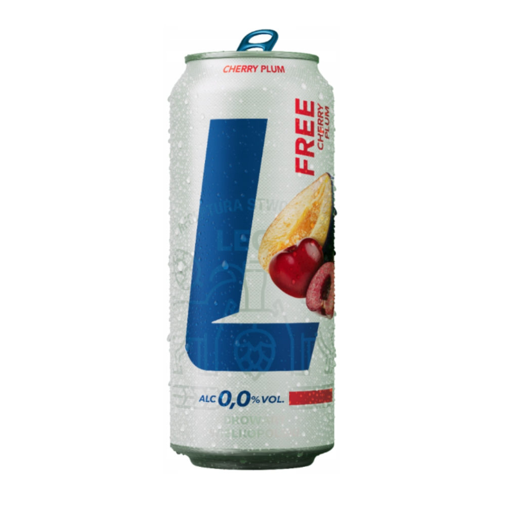 Piwo Lech Free Cherry Plum 0% 500 ml puszka