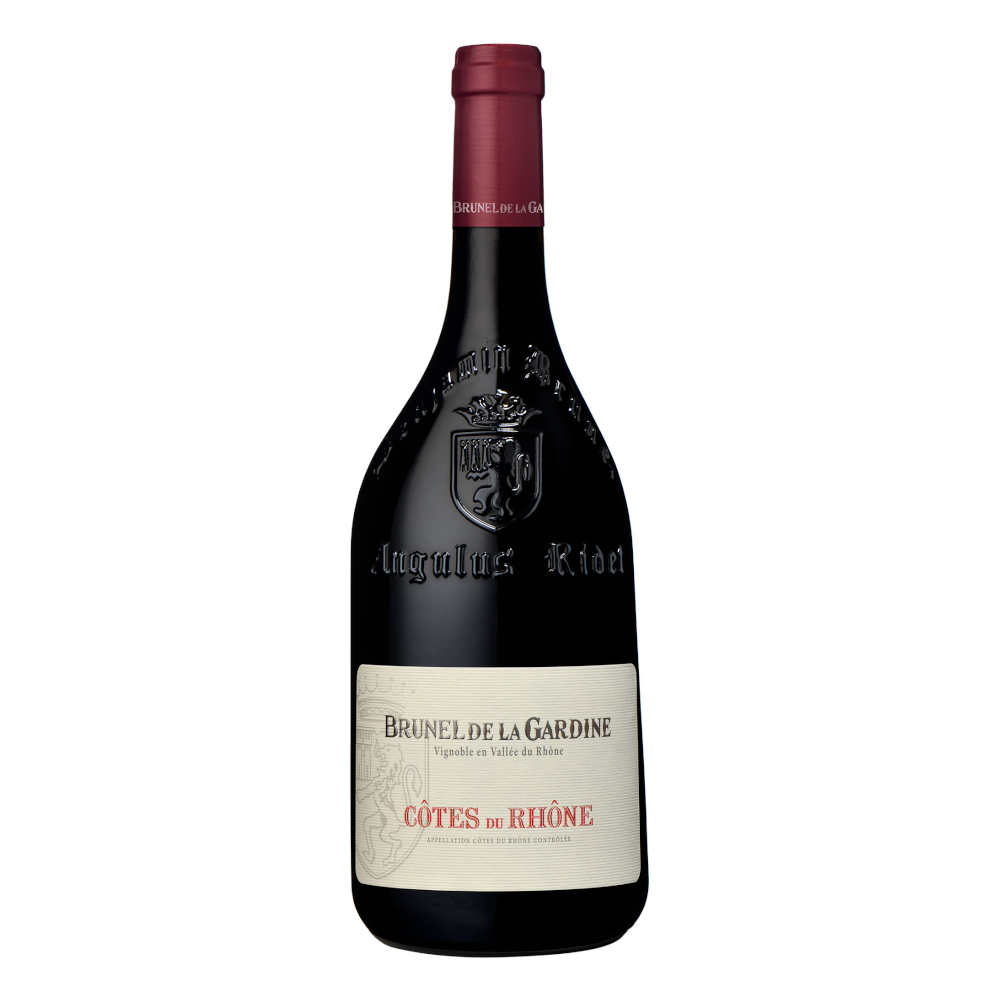 Wino Brunel Gardine Cotes Du Rhone Rouge 2023 14,5% czerwone wytrawne 750 ml