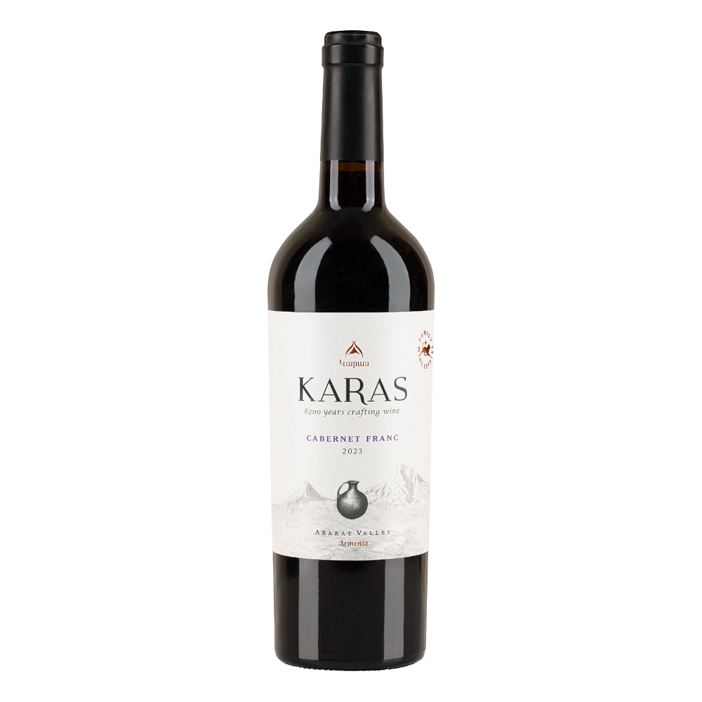 Wino Karas Cabernet Franc 2023 13,5% czerwone wytrawne 750 ml