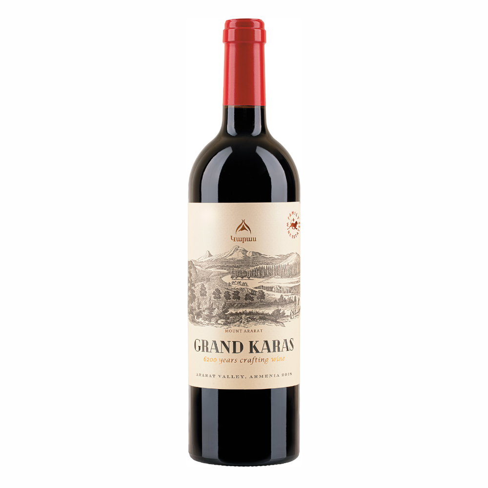 Wino Karas Grand Reserve Red 2018 14,5% czerwone wytrawne 750 ml