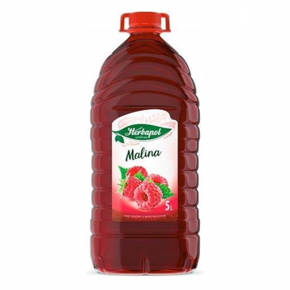 Herbapol Suplement diety w płynie z witamina C Malinowy 5L