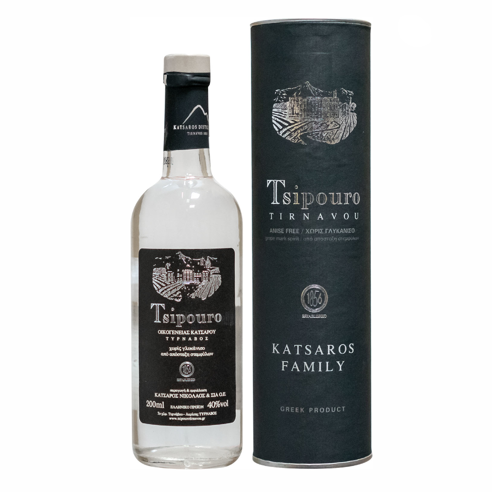 Wódka Tsipouro Tirnavou Tuba 42% 200 ml