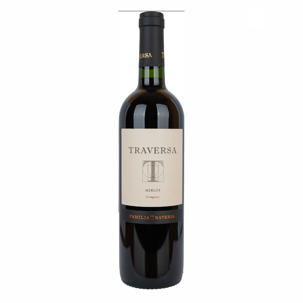 Wino Traversa Merlot 2019 12,5% czerwone wytrawne 750 ml