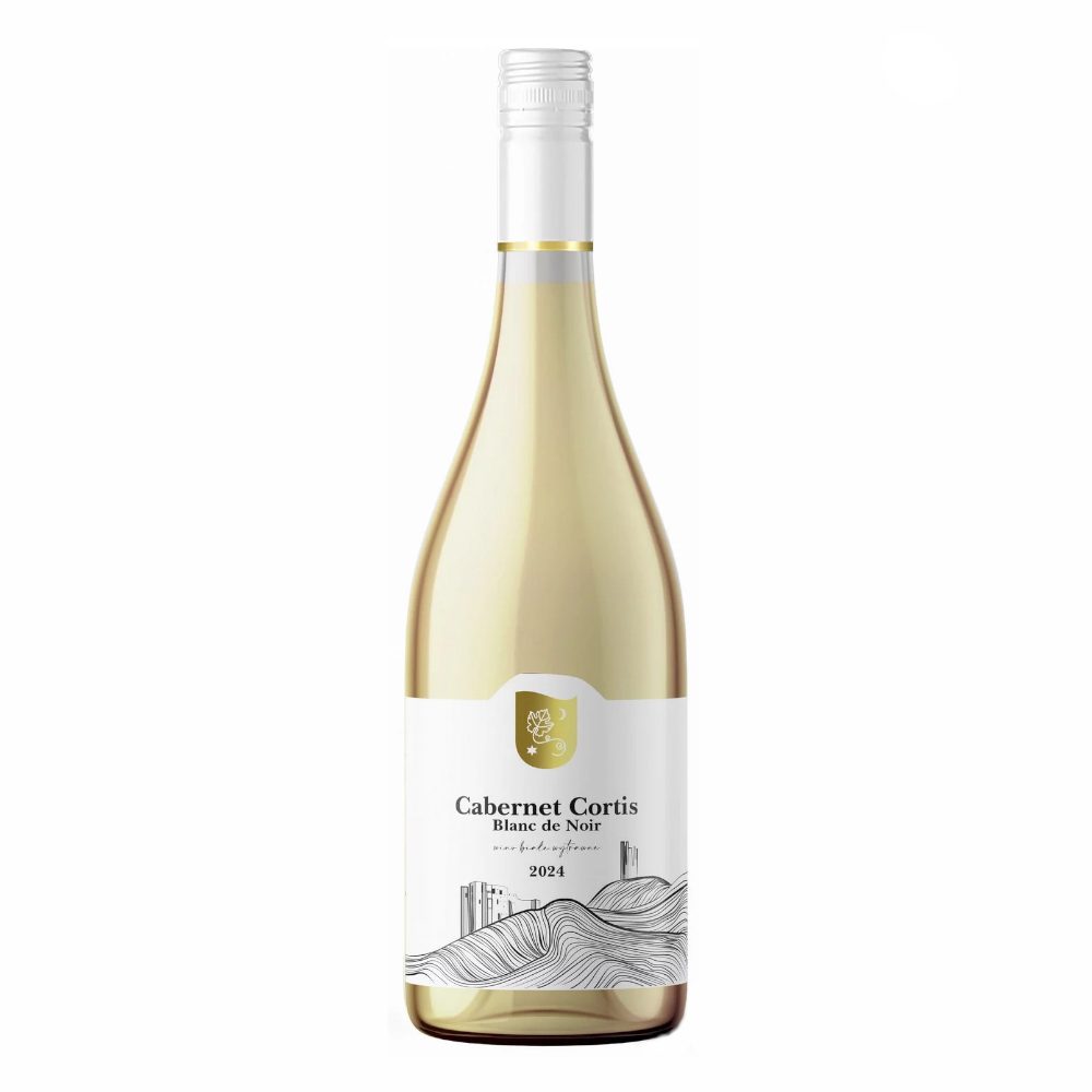 Wino Kazimierskie Wzgórza Cabernet Cortis Blanc de Noir 13% białe wytrawne 750 ml