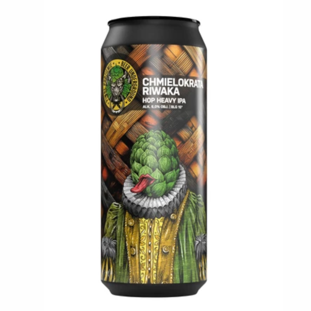 Piwo Piwne Podziemie Chmielokrata Moutere - Hop Heavy IPA 6% 500 ml puszka