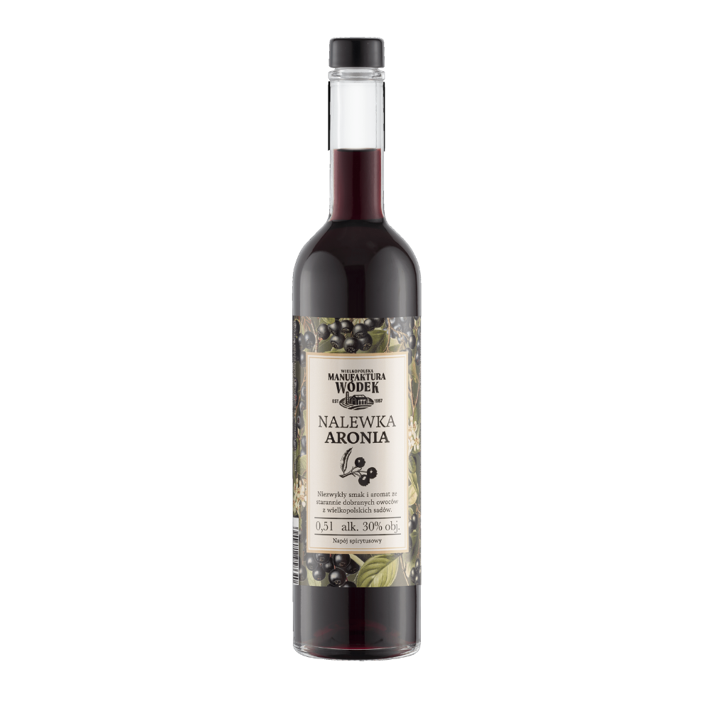 Nalewka Aronia Wielkopolska Manufaktura Wódek 30% 500 ml
