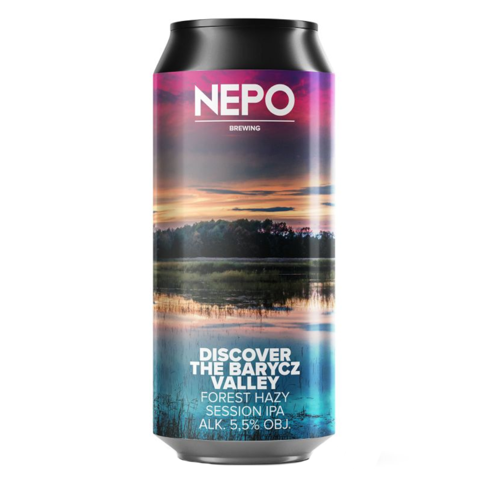 Piwo Nepomucen Discover The Barycz Valley - Forest Hazy Session IPA 5,5% 500 ml puszka