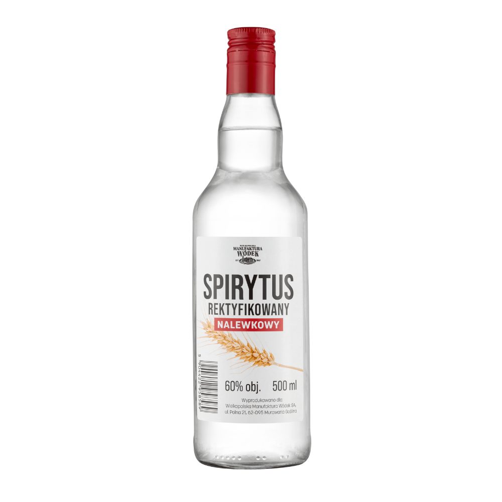Spirytus Wielkopolski Nalewkowy Wielkopolska Manufaktura Wódek 60% 500 ml
