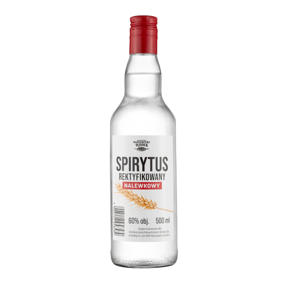 Spirytus Wielkopolski Nalewkowy Wielkopolska Manufaktura Wódek 60% 500 ml