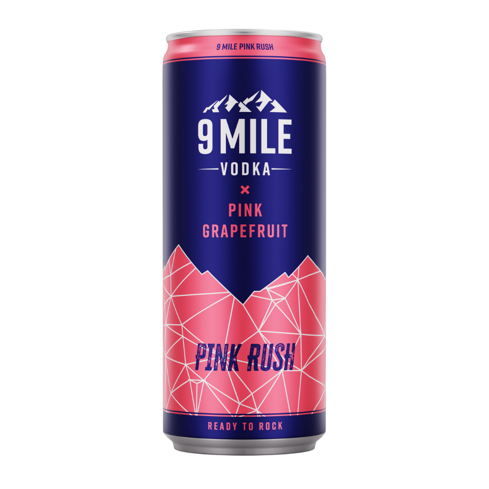 RTD 9 Mile Pink Rush 10% 330 ml