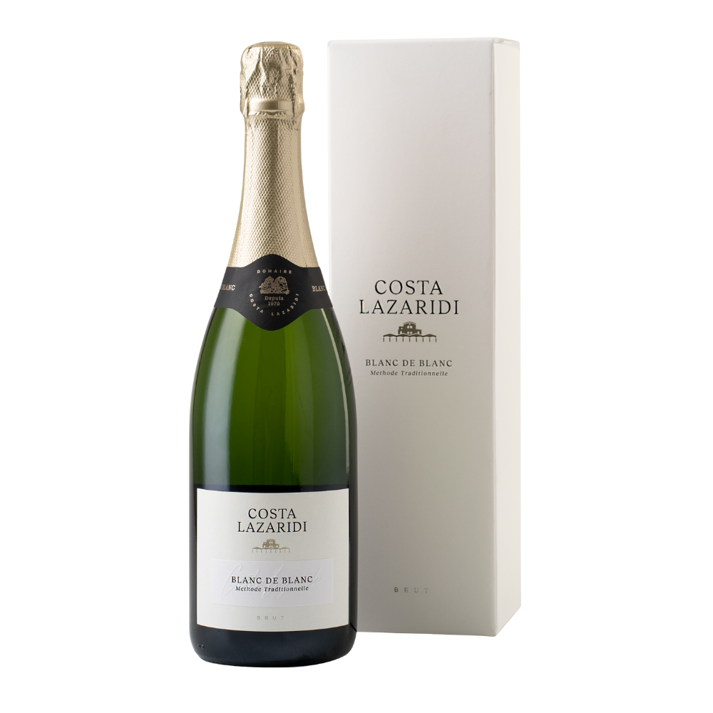 Wino Domaine Costa Lazaridi Blanc de Blanc Vidiano 2020 12% białe wytrawne 750 ml