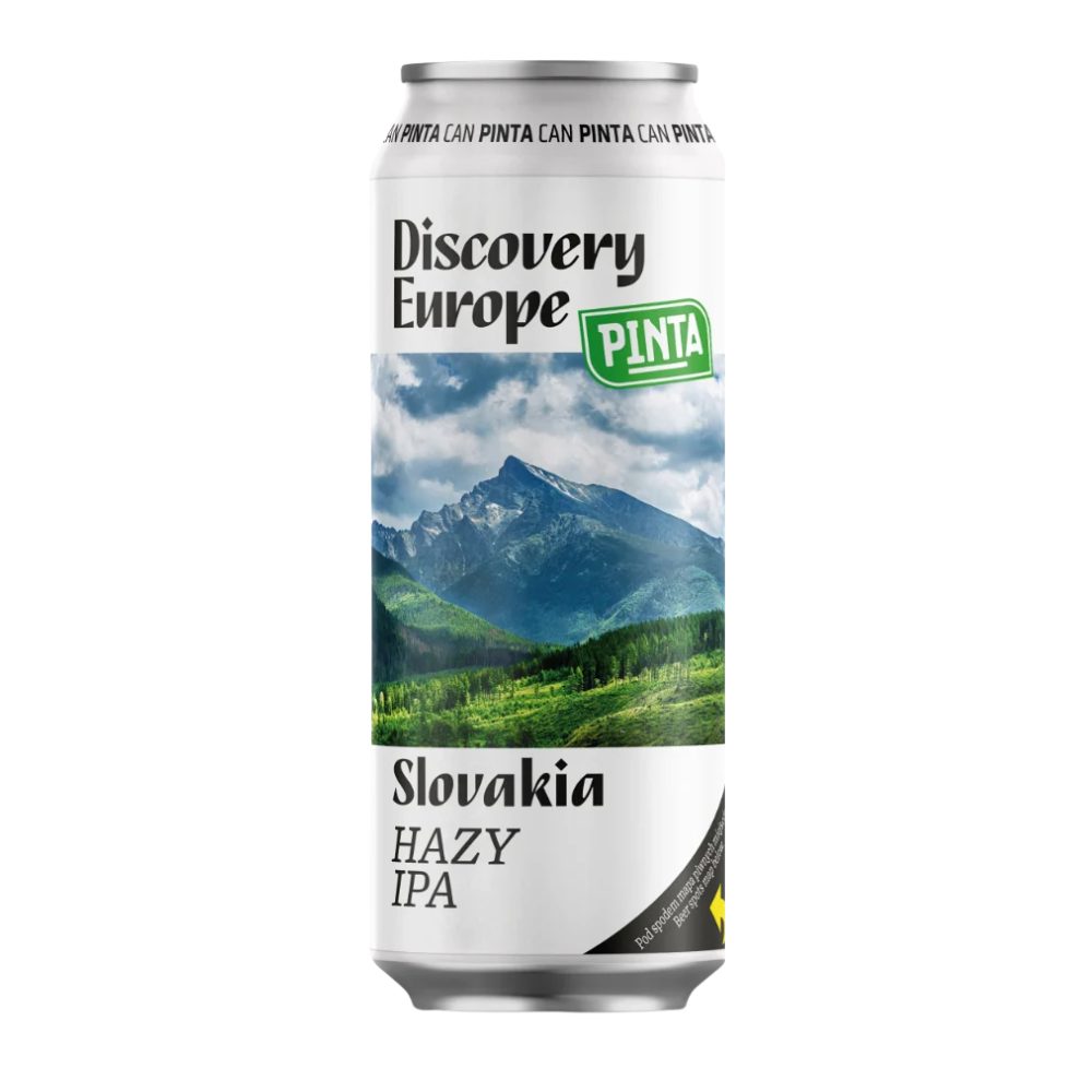 Piwo Pinta Hazy Discovery Europe Slovakia Hazy IPA 6,5% 500 ml puszka DRS