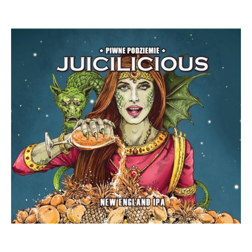 Piwo Piwne Podziemie: Juicilicious - New England IPA 6% 30 l keg