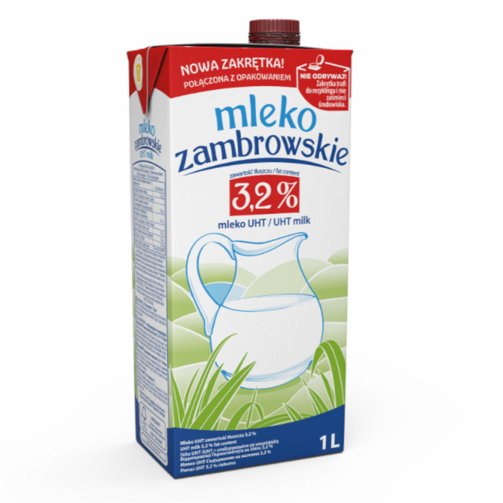 Mleko Zambrowskie 3,2% 1 l