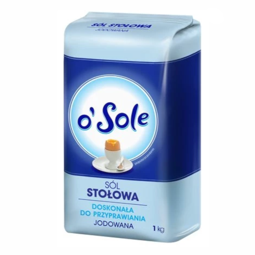 o'Sole Sól stołowa jodowana 1 kg