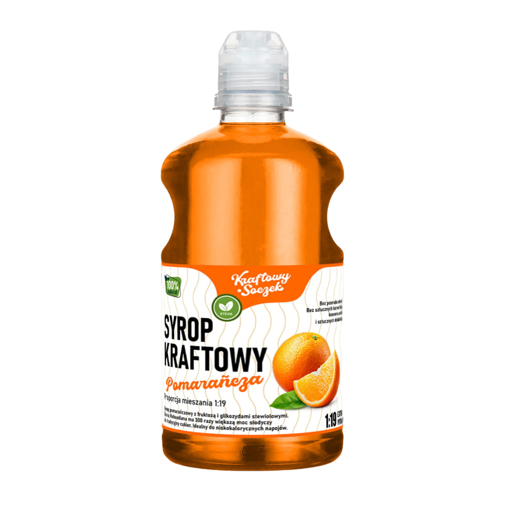 Syrop Kraftowy Pomarańcza 500 ml
