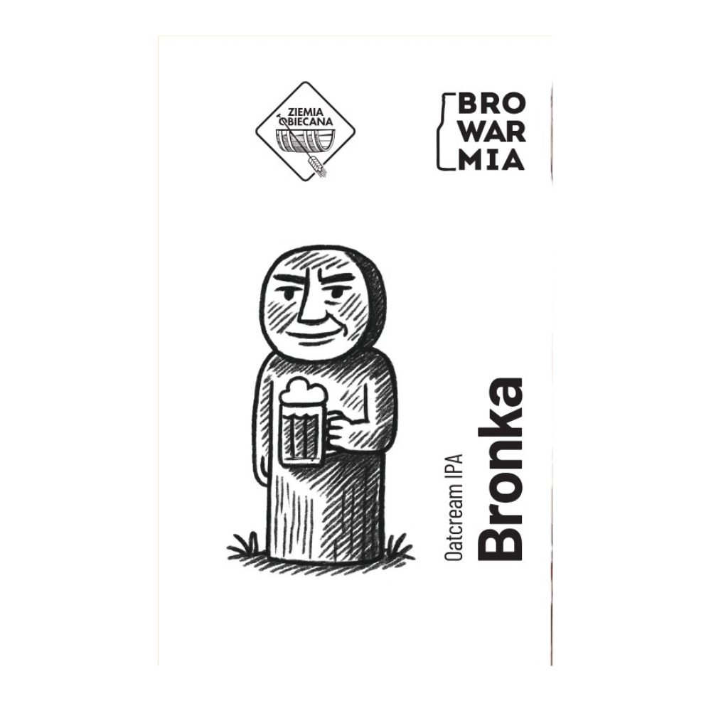 Piwo Ziemia Obiecana Bronka Oatcream IPA 6% 500 ml puszka