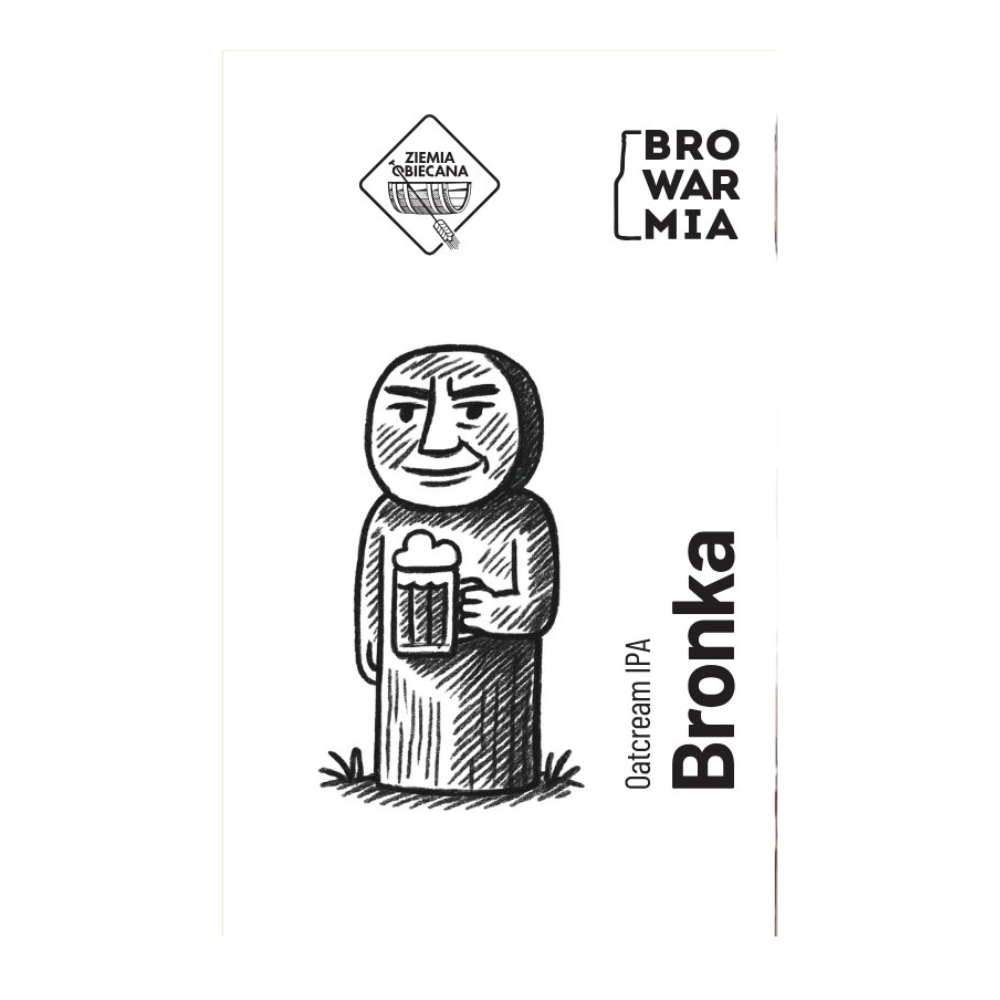 Piwo Ziemia Obiecana Bronka Oatcream IPA 6% 500 ml puszka