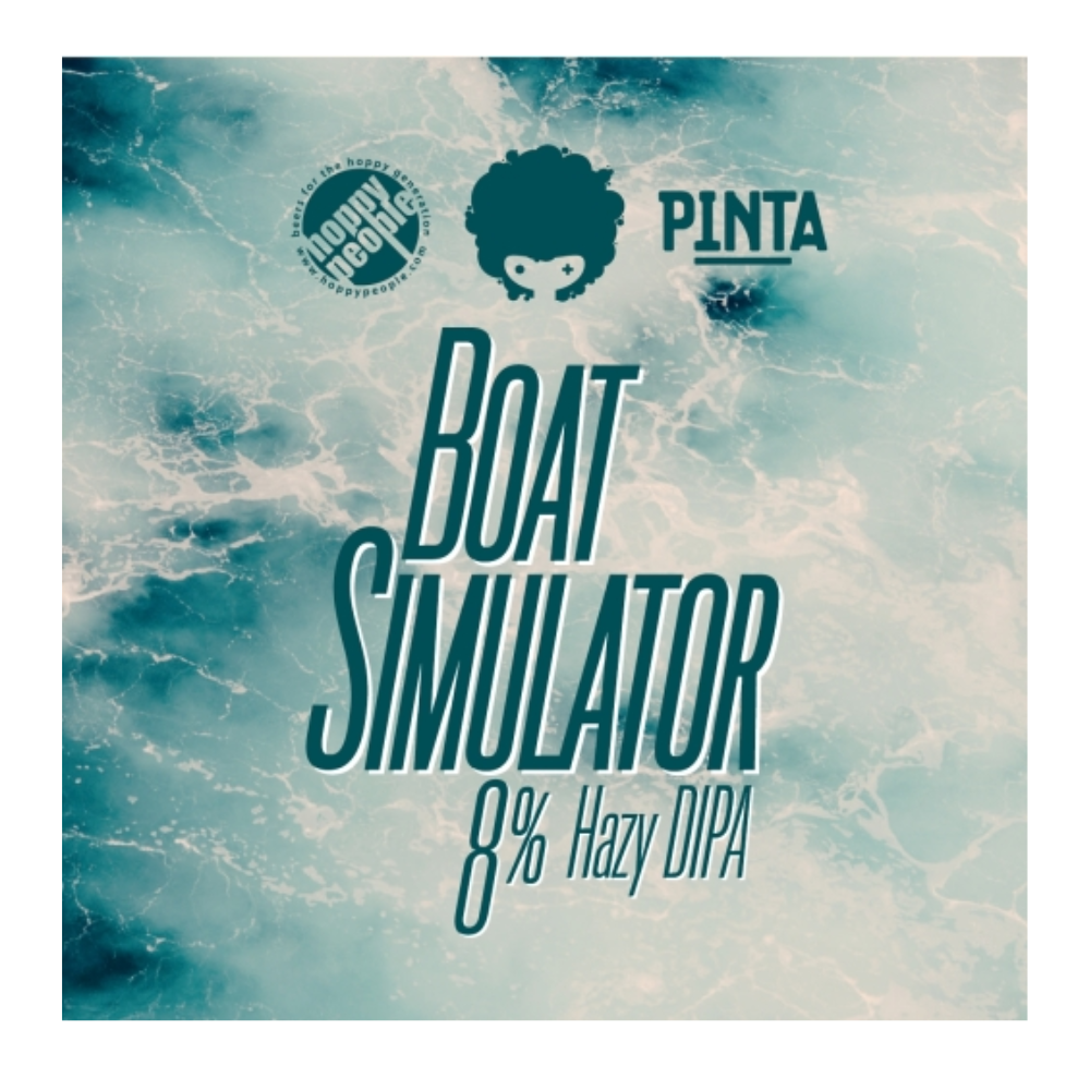 Piwo Pinta Boat Simulator Hazy Double IPA 8% 440 ml puszka