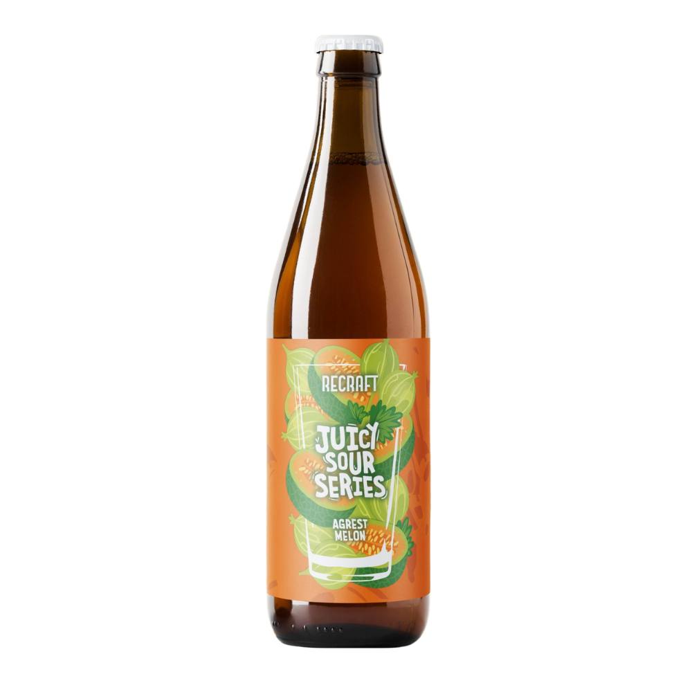 Piwo ReCraft Juicy Sour Series Agrest, Melon Juicy Sour Ale 4,7% 500 ml