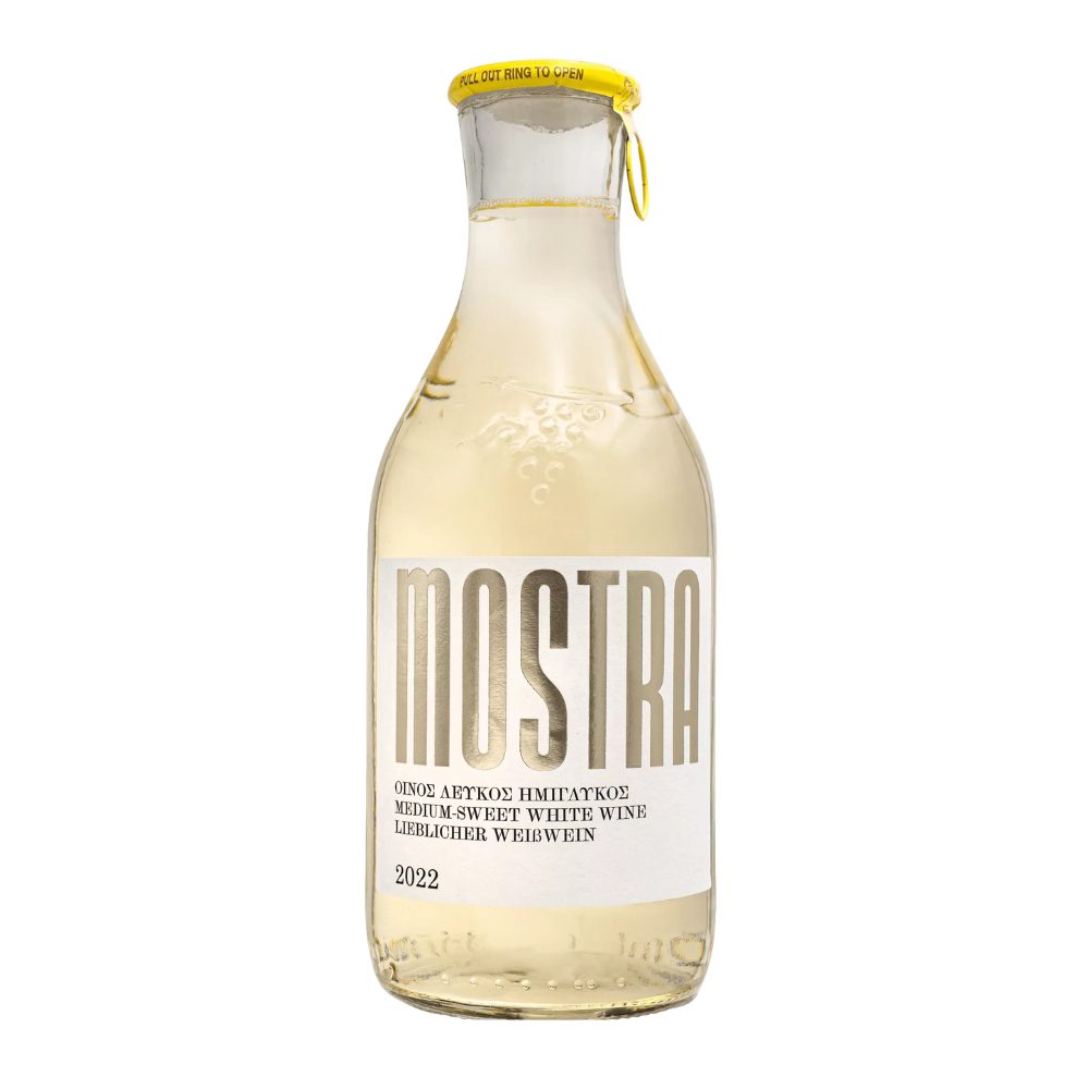 Wino Mostra White semi Sweet 12,5% białe półsłodkie 500 ml