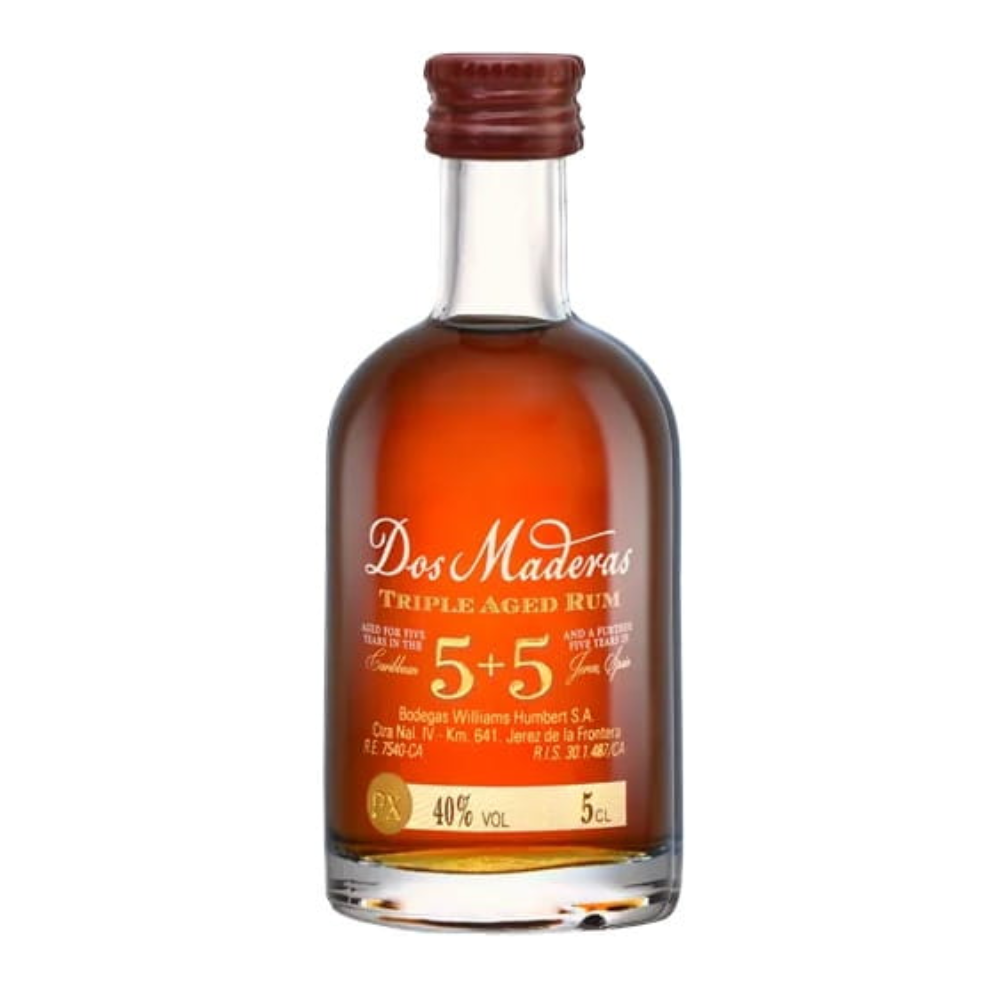 Rum Dos Maderas Double Aged 5+5 YO PX 40% 50 ml