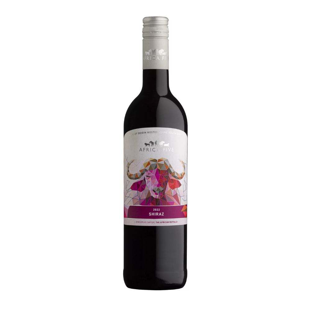 Wino African Five Shiraz 14% czerwone wytrawne 750 ml
