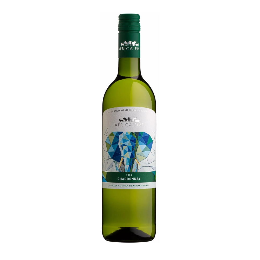 Wino African Five Chardonnay 12% białe wytrawne 750 ml