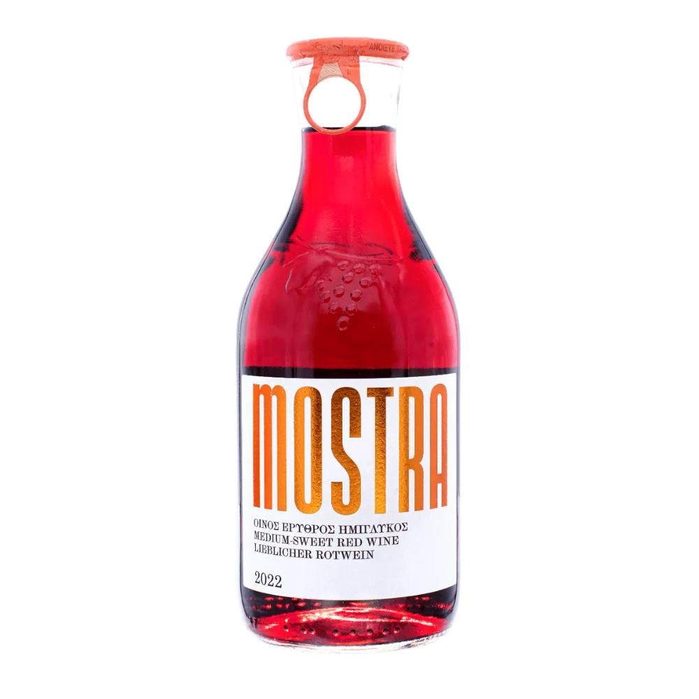 Wino Mostra Red Semi Sweet 12,5% czerwone półsłodkie 500 ml