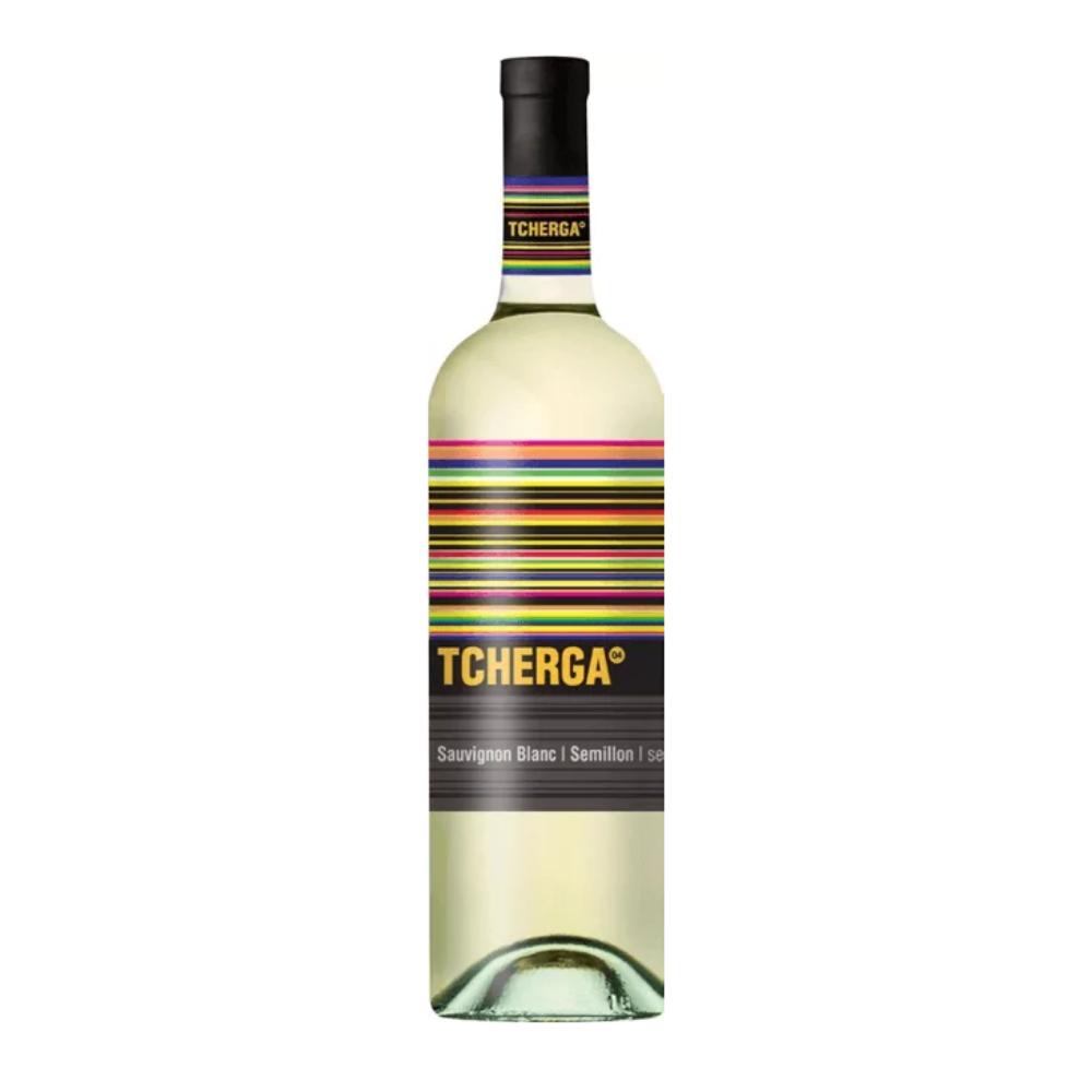 Wino Tcherga Sauvignon Blanc Semillon 12% białe półwytrawne 750 ml