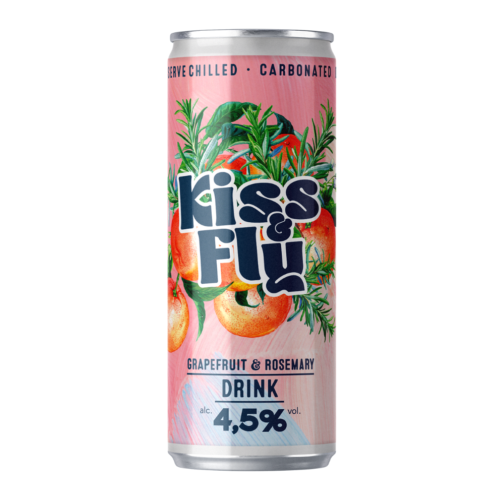 Drink Kiss & Fly Grapefruit & Rosemary 4,5% 330 ml