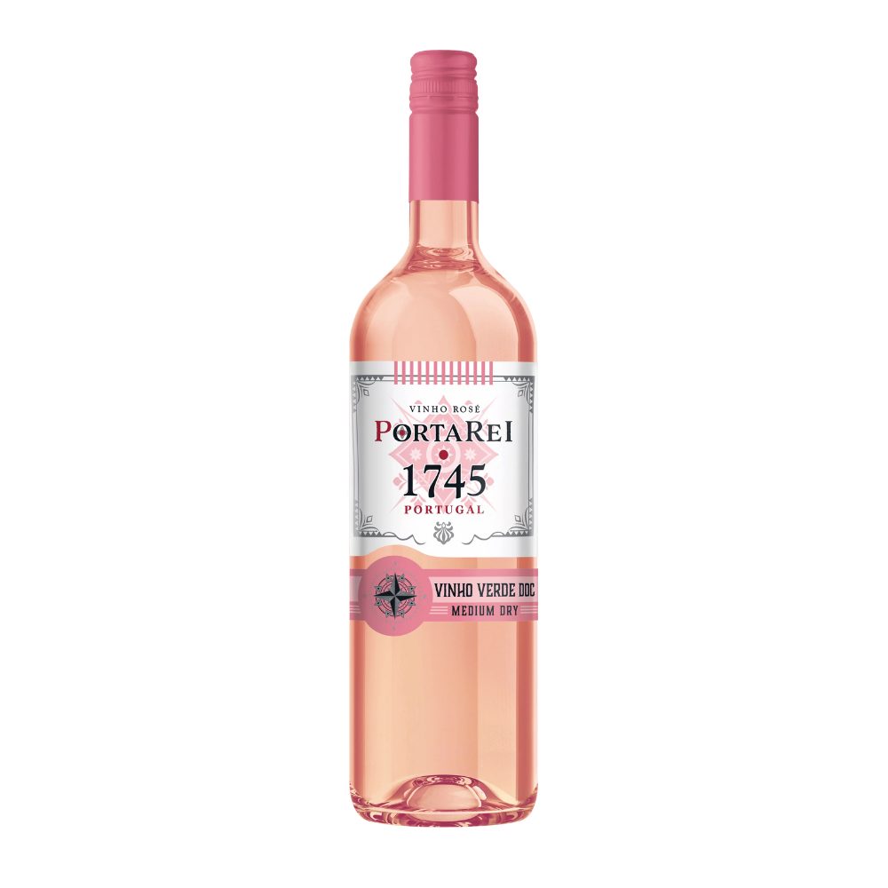 Wino PortaRei 1745 9,5% różowe półwytrawne 750 ml