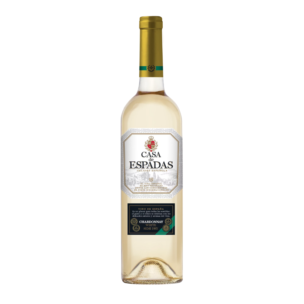 Wino Casa De Espadas Chardonnay 11% białe półwytrawne 750 ml